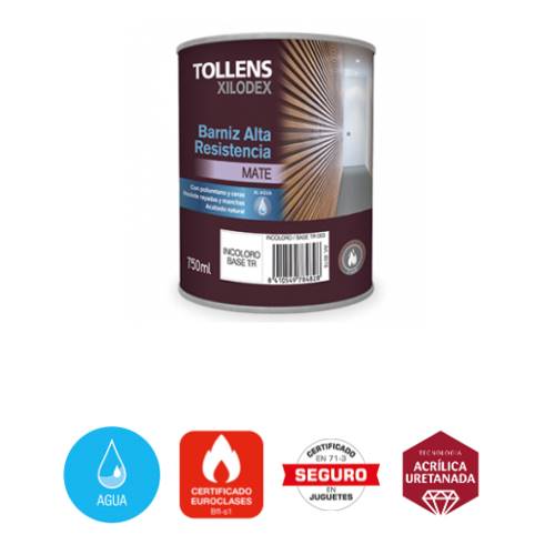 BARNIZ TOLLENS ALTA RESIST AG MAT IN/BT 750ML 8516